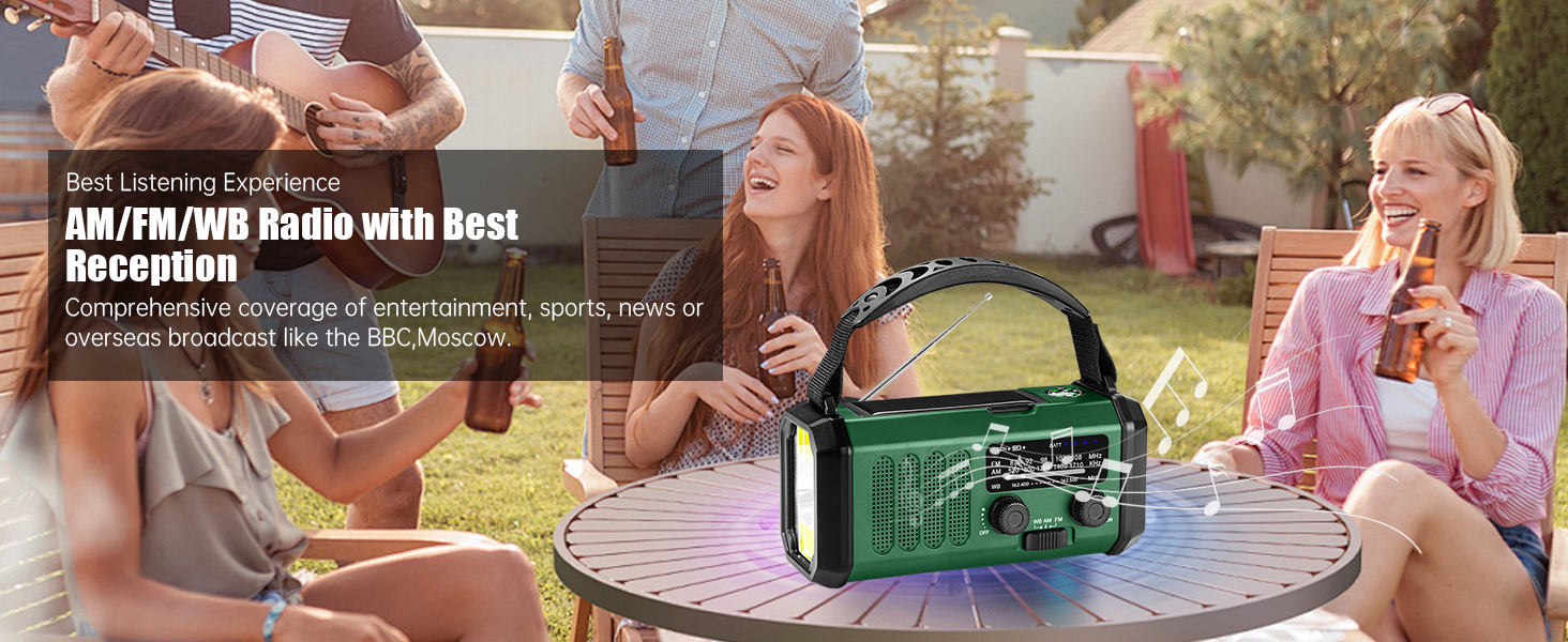 solar powered radio