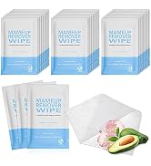 100 Pack Individual Makeup Remover Wipes, Makeup Remover Wipes Individually Wrapped Makeup Wipes ...