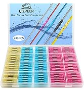 236 Pcs Heat Shrink Butt Connectors Kit, Waterproof Electrical Connectors Marine Wire Connectors ...