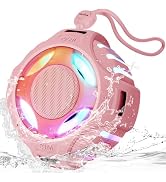 comiso Shower Bluetooth Speaker, IPX7 Waterproof Speaker with LED Light | Portable Speaker with P...