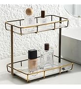 Dobbyby Bathroom Organizer Countertop Perfume Organizer Makeup Organizer Cosmetics Storage Displa...