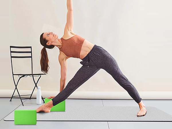 yoga blocks 2 pack,yoga block set,yoga brick,foam yoga blocks