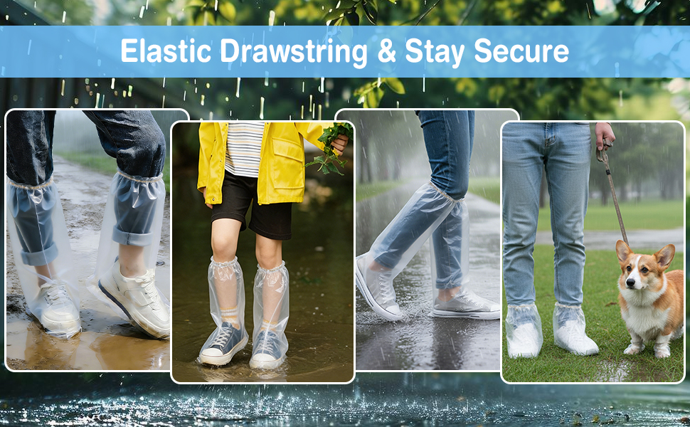 Disposable Waterproof Shoe Covers for Rain
