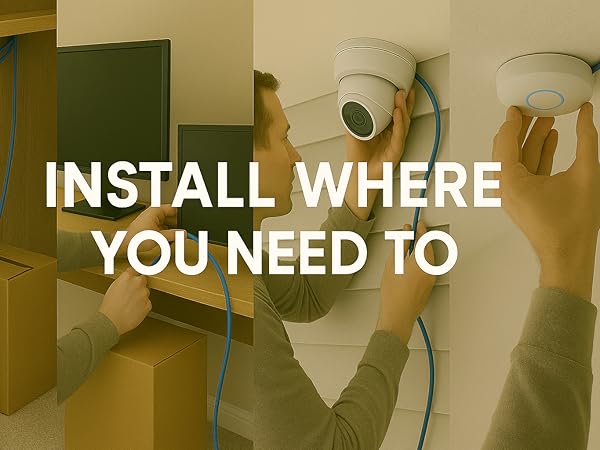 install ethernet cable cat6 riser 1000ft
