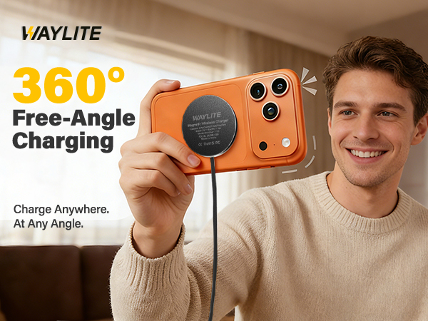 360° Free-Angle Charging wireless charger