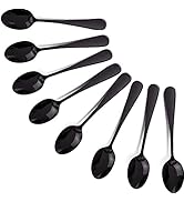 WNATN Demitasse Espresso Spoons, 4.9 Inches Stainless Steel Mini Coffee Spoon Small Spoons for De...