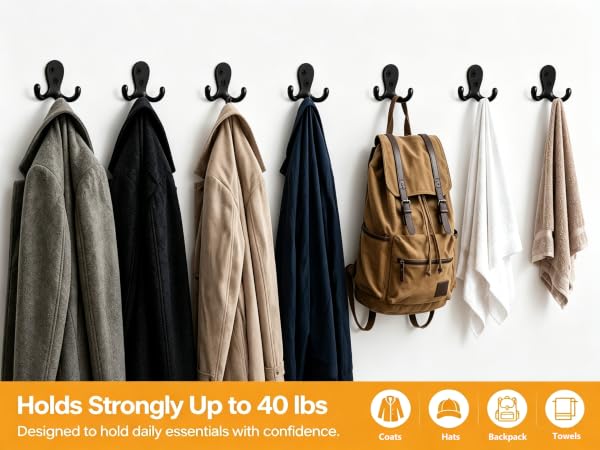 Coat hooks