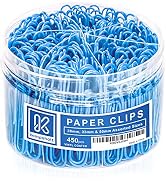 Kempshott Paper Clips Assorted Sizes Small, Medium and Large Paper Clips for Paperwork Ideal for ...