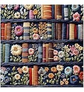 DIADAY Diamond Painting Kit for Adults Book Flower, Diamond Art 12x12 Inch | 5D Diamond Art Kits,...