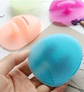 INNERNEED Super Soft Silicone Face Cleanser and Massager Brush Manual Facial Cleansing Brush Hand...