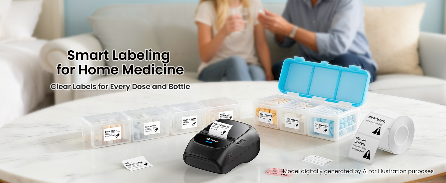 label printer for home meedicine