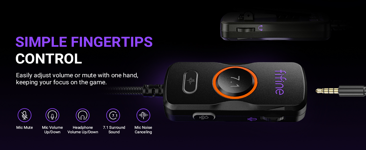 wired headset with easy control usb box