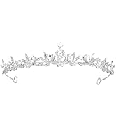 ACO-UINT Silver Crystal Tiara Crown for Women - Wedding Hair Accessories, Birthday Crown & Costum...