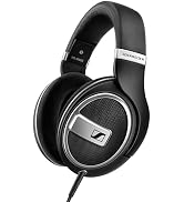 Sennheiser HD 599 SE Open-Back Headphones, Premium Design, Natural Balanced Audio, Comfortable Fi...