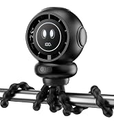 BreezeBoost Stroller Fan, 6000mAh Stroller Fans Clip On for Baby with 4 Speeds, LED Display & Nig...