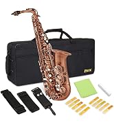 LyxJam Alto Saxophone E Flat Brass Sax Kit, Professional Sound, Complete Accessories, Ideal for A...