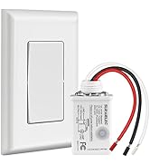 Suraielec Wireless Light Switch and Receiver Kit, 15A High Power, No Wiring, No Interference, 100...