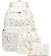 BTOOP Girls Backpack Kids Boys Elementary Bookbag Girly School Bag with Insulated Lunch Tote and ...