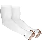 Achiou Arm Sun Sleeves Compression UV Protection Cooling for Men Women Summer Sunblock, Cycling D...