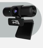 Cyber Acoustics CA Essential Webcam 1080HD-AF – USB Webcam with Microphone for Desktop or Noteboo...