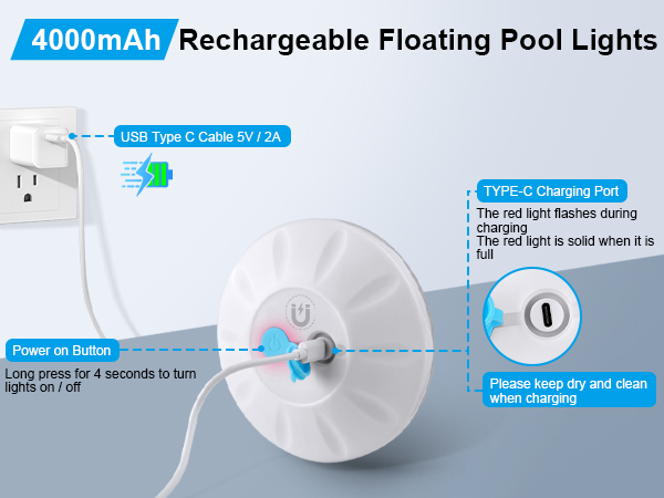 pool floating lights