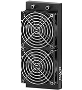 DIYhz Water Cooling Computer Radiator, 12 Pipe Aluminum Heat Exchanger Liquid Cooling Radiator He...