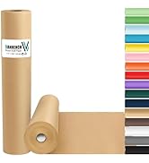 Vanhench Brown Wrapping Paper, Craft Kraft Paper 17.5"x 1200"(100') for Gift Wrapping Bulletin Bo...