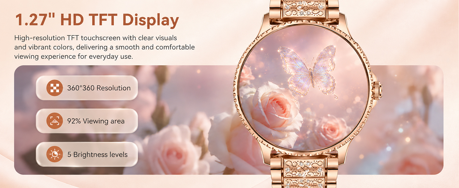 1.27" HD Display