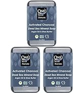 DEAD SEA MINERAL ACTIVATED CHARCOAL 7 oz SOAP 3 pk in BRANDED BOX. Dead Sea Salt contains Magnesi...