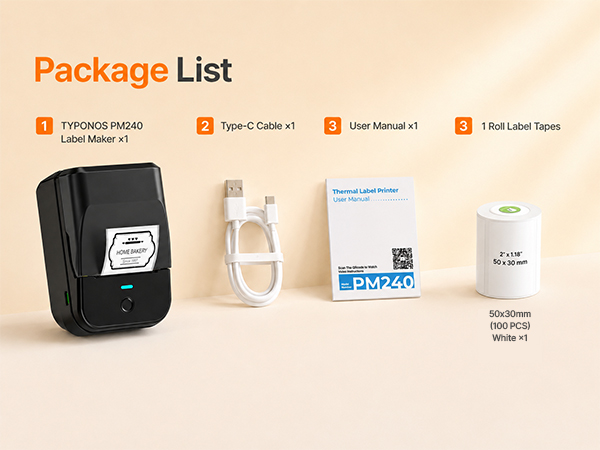 label maker machine with tape label printer thermal printer sticker printer thermal label printer
