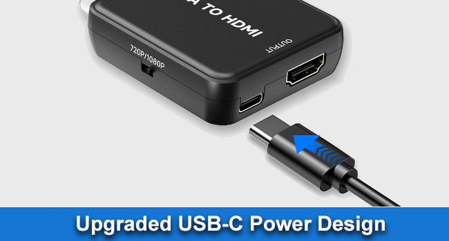 Uzifhdhi RCA to HDMI Converter