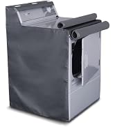 AKEfit Washing Machine Cover,Waterproof Dustproof Washing Cover with Zipper,Fit for Outside Top o...