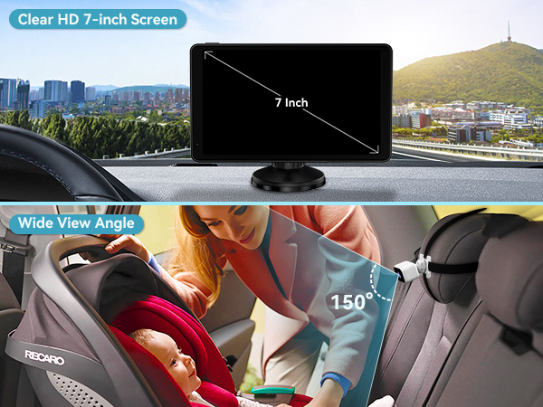 infant car camera for back seat