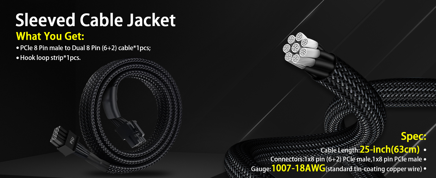 evga power supply cable