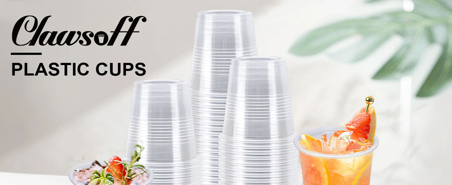 plastic cups