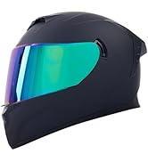 shamofeng Full Face Motorcycle Helmets for Adults Men and Women with Internal Tinted Visor