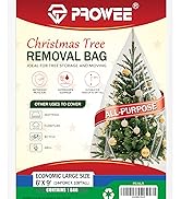 PROWEE Christmas Tree Storage Bag – 9FT Clear Waterproof Upright Cover