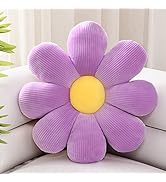 Sioloc Flower Pillow,Flower Shaped Throw Pillow Butt Cushion Flower Floor Pillow,Seating Cushion,...