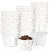 Disposable Paper Coffee Filters K Cup Paper Filters for K-eurig Single Brewer Reusable Cups, K-Cu...
