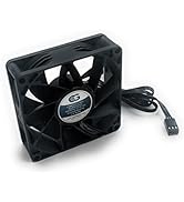 Coolerguys 80mm (80X80X25) High Airflow Waterproof IP67 12v Fan