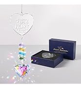 Teacher Appreciation Gifts for Women, Crystal Suncatcher Indoor Window, Thank You Presents for Te...