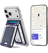 TopMade for MagSafe Wallet with Money Clip, Works with Apple Find My, Strong Magnetic Wallet for ...