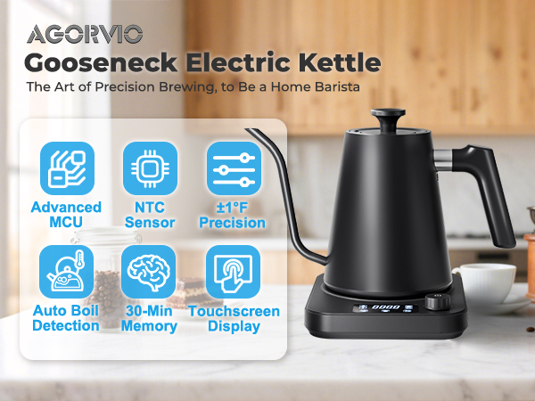 gooseneck electric kettle agorvio