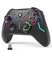 YCCSKY Wireless PC Gaming Controller for Windows (7/8/10/11), Compatible Nintendo Switch and Stea...