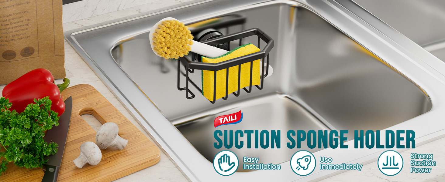 sponge holder for kitchen sink