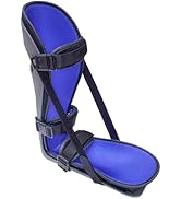 SoleAid Adjustable Night Splint for Plantar Fasciitis - Posterior Foot Stretching Boot, Leg Stabi...