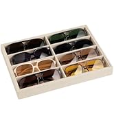 Frebeauty Jewelry organizer,Velvet Sunglass Organizer,8-Slot Sunglasses Tray for Drawer, Men's/Wo...