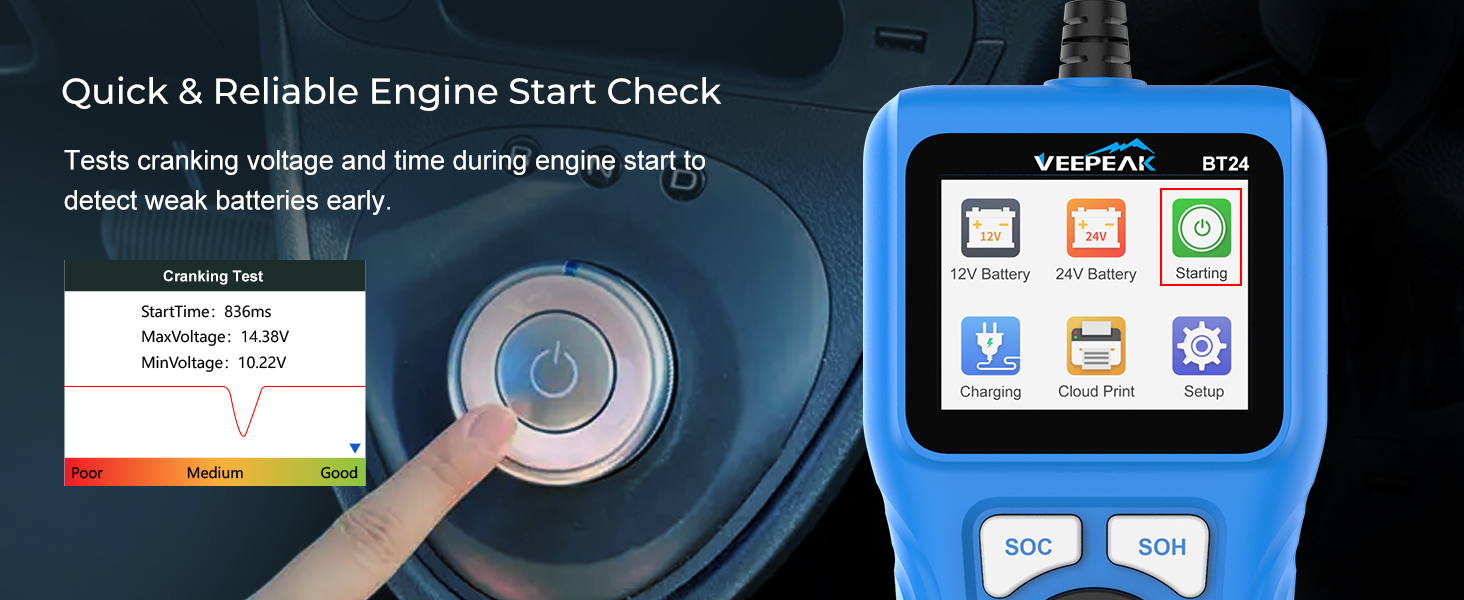 car starting system test