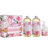 ROMIIE ZOI Foaming Hand Soap Refills, French Rose, 2×26oz + Dispenser | Gentle Moisturizing Formu...
