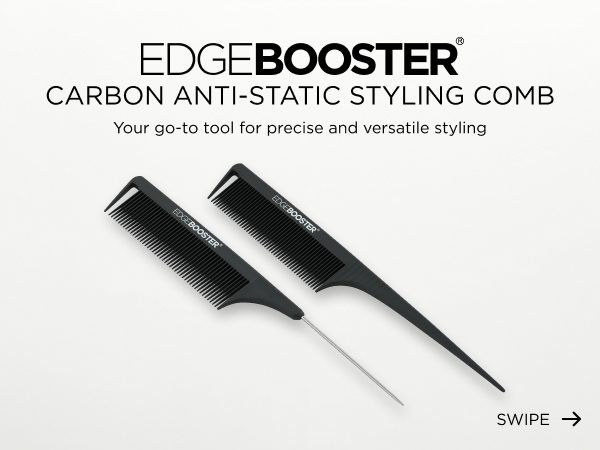 EDGE BOOSTER carbon anti-static styling combs for precise versatile hair styling